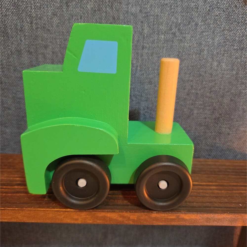 Melissa & Doug Wooden Car Carrier Truck Cab Green Replacement